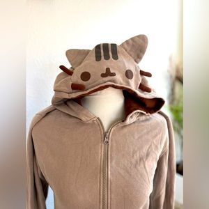Pusheen Cat Ears Tail Hoodie